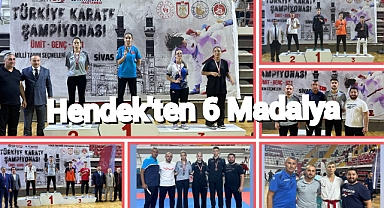 Hendek'ten 6 madalya