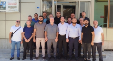 HENDEKLİ MUHTARLARDAN MÜFTÜYE HAYIRLI OLSUN ZİYARETİ