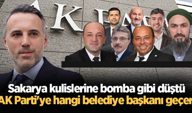 Kulislere  bomba gibi düştü: AK Parti'ye hangi belediye başkanı geçer!