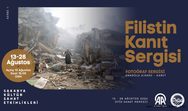 OSM Filistin Kanıt sergisine ev sahipliği yapacak