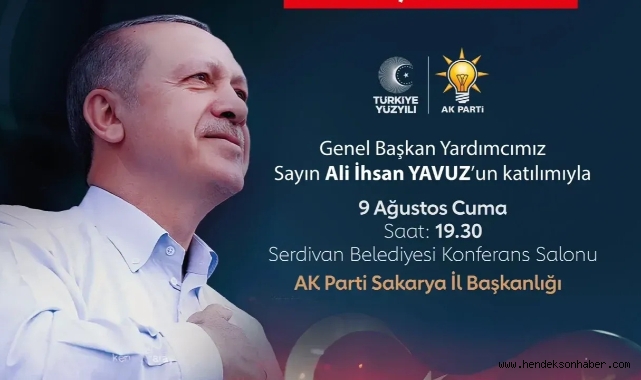 Sakarya Ak Parti Danışma Meclisi Düzenlenecek