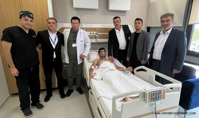 Sakaryaspor’un Genç Kalecisinin Tedavisi Özel Adatıp Hastanesi’nde Devam Ediyor