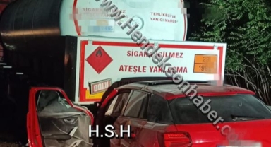 Anadolu Otoyolu'nda  jip Tıra Ok Gibi Saplandı 1 ölü