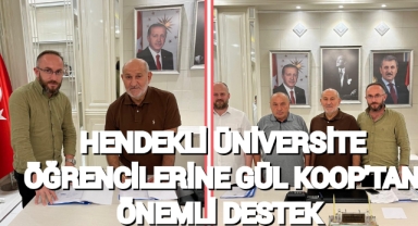 HENDEKLİ ÜNİVERSİTE ÖĞRENCİLERİNE GÜL KOOP’TAN ÖNEMLİ DESTEK