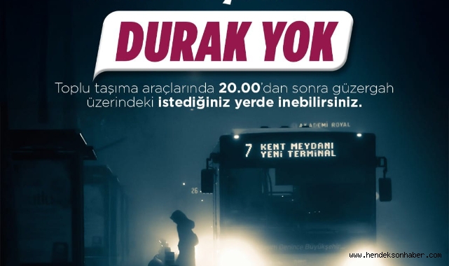 Başkan Alemdar önerdi, UKOME hayata geçirdi