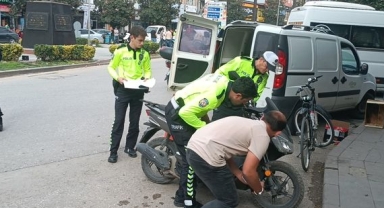 Hendek Emniyetten motosiklet sürücülerine denetim