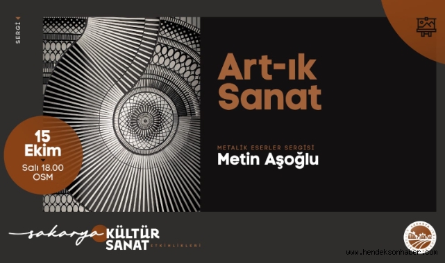 Metalik eserler sergisi ‘Art-ık Sanat’ OSM’de açılıyor