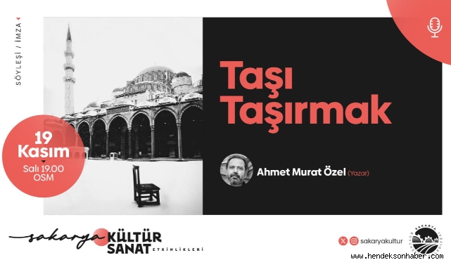 Ahmet Murat Özel Sakaryalı şiir ve edebiyat tutkunlarıyla buluşuyor