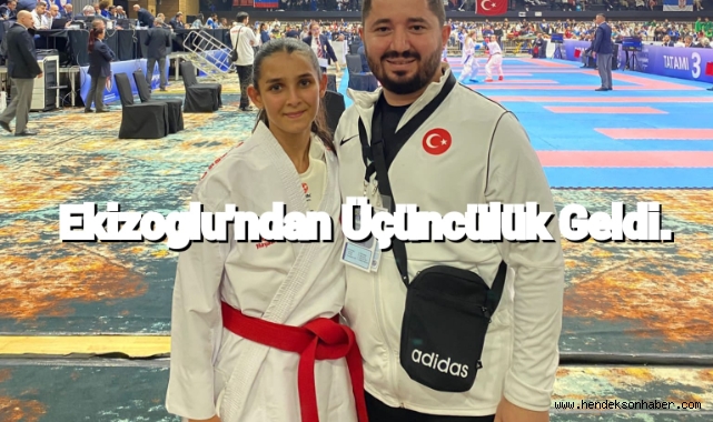 Ekizoğlu'ndan Üçüncülük geldi!