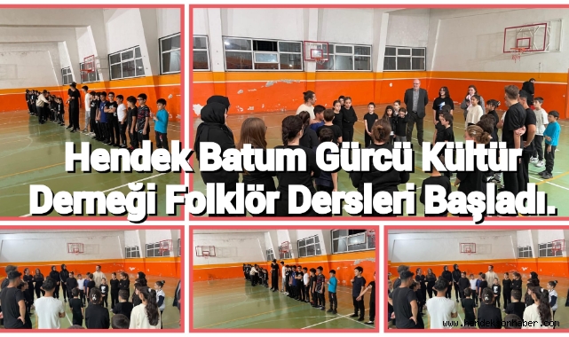 Hendek Batum Gürcü Kültür Derneği Folklor Dersleri Başladı