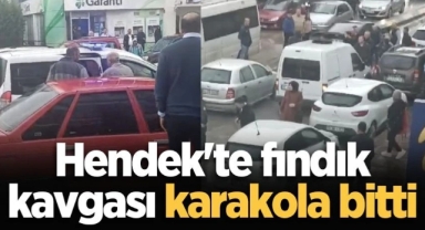 Hendek'te fındık kavgası karakolda bitti