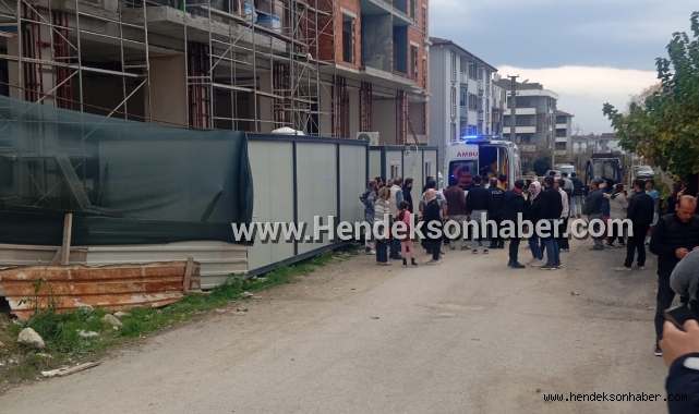 Hendek'te İnşaattan Düşen İşçi Yaralandi