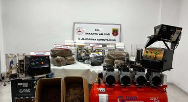 Hendek'te Jandarmadan tütün operasyonu: 2 gözaltı