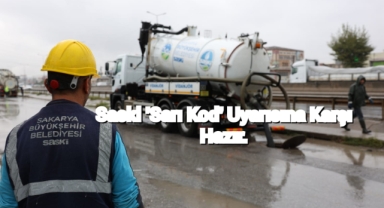 SASKİ ‘Sarı Kod’ uyarısına karşı hazır