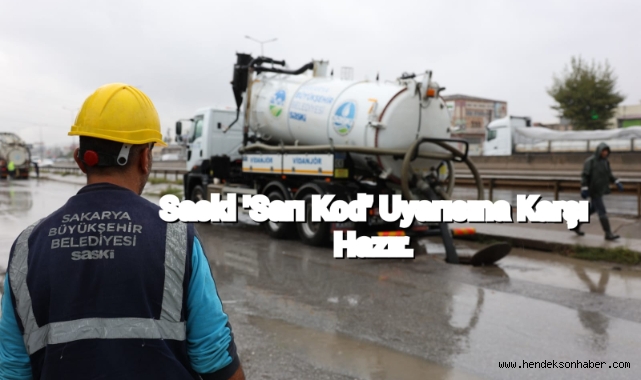 SASKİ ‘Sarı Kod’ uyarısına karşı hazır