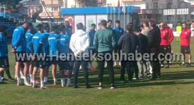 Zorlu Gölcük Deplasmanı Öncesi Futbolcularla Bir Araya Geldiler.