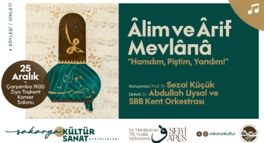 Alim ve Arif Mevlâna’ programı Ziya Taşkent’te