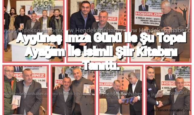 Aygüneş İmza Günü İle  Şu Topal Ayağımla İsimli Şiir Kitabını Tanıttı