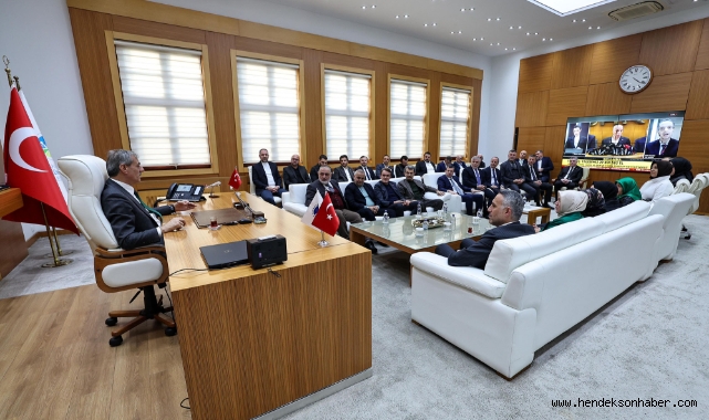 Başkan Yusuf Alemdar, İl Başkanı Tever ve yönetimini ağırladı