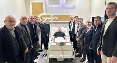 Hendek Ak Parti’den Ali İnci’ye Geçmiş Olsun Ziyareti