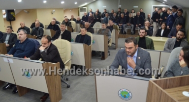HENDEK BELEDİYE YILIN SON MECLİS TOPLANTISINDA 7 MADDE KARARA BAĞLANDI