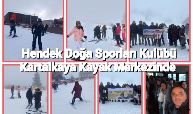 Hendek Doğa Sporları Kulübü Kartalkaya Kayak Merkezinde 