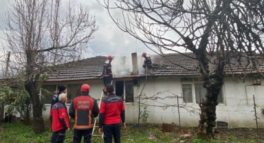 Hendek'te Baca Yangını 