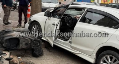 Hendek'te kaza 1.yaralı