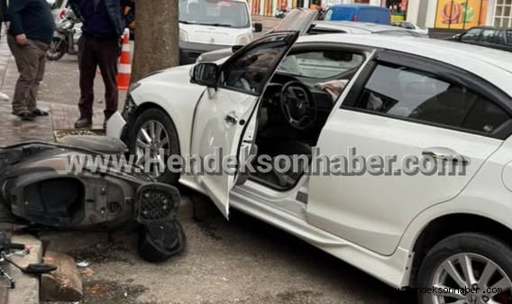 Hendek'te kaza 1.yaralı
