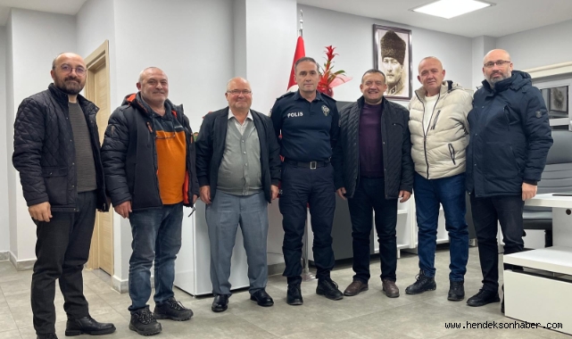 Hendekli Gazeteciler İlçe Emniyet Müdürünü Ziyaret Etti