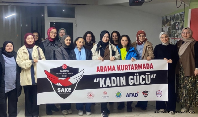 Sakarya Arama Kurtarma Ekibi'nden Kadın Gücü Projesi'ne Yeni Bir Nefes!