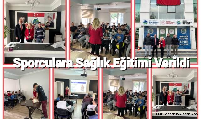 SPORCULARA SAĞLIK EĞİTİMİ VERİLDİ