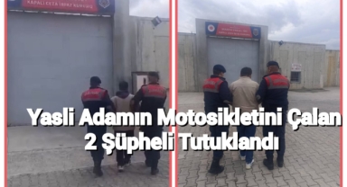 Yaşlı Adamın Motosikletini Çalan 2 Şüpheli Tutuklandı