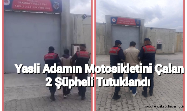 Yaşlı Adamın Motosikletini Çalan 2 Şüpheli Tutuklandı