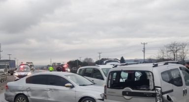 Hendek D-100'de Köpeğe Çarpmamak İçin Manevra Zincirleme Kazaya Neden Oldu