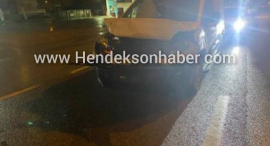 Hendek D-100 Karayolu Köprübaşı mevkiinde 4 aracın karıştığı zincirleme kaza