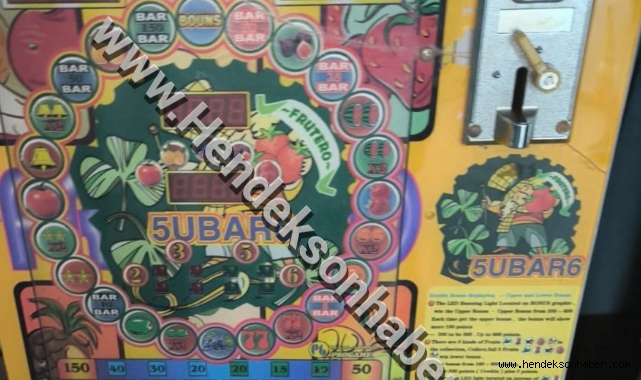 Hendek Emniyetten Şok Baskın! Kahvehanede kumar makinesi çıktı