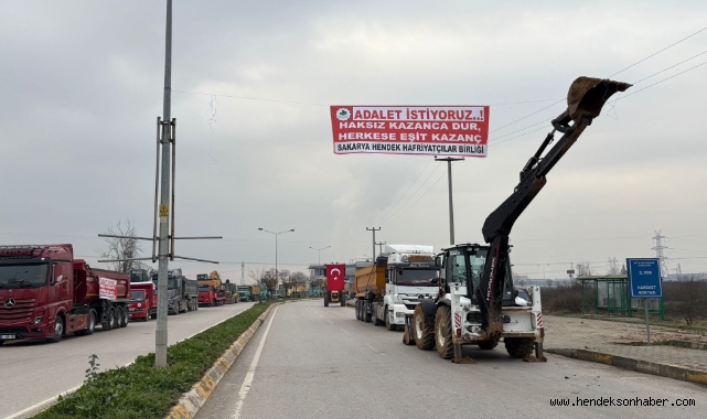 Hendekli Hafriyatçılar Adalet İstiyoruz