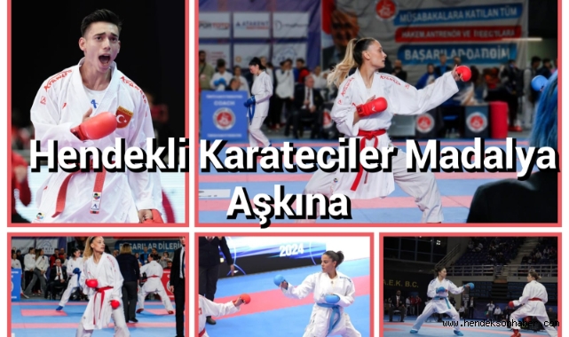 Hendekli karateciler madalya aşkına