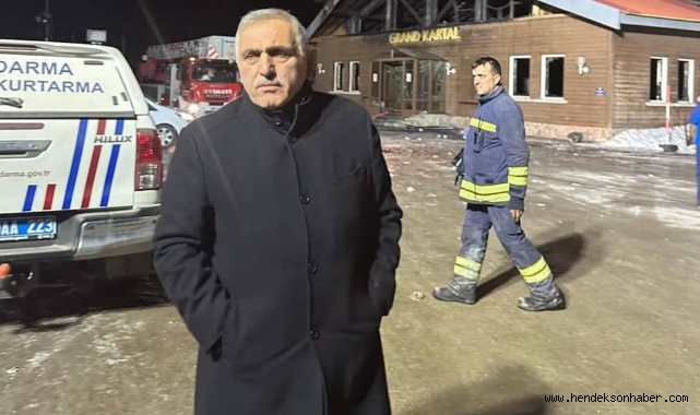 İnci, Bolu Kartalkaya’daki Yangın Faciası Bölgesinde İncelemelerde Bulundu