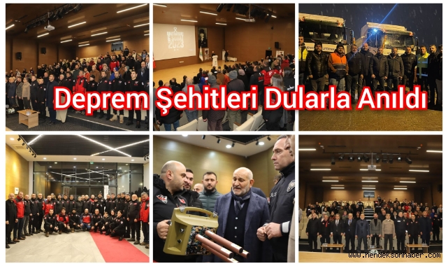 Deprem Şehitleri Dualarla Anıldı