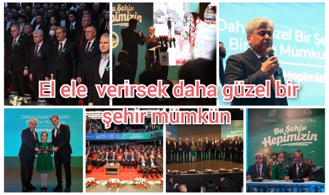 El ele verirsek daha güzel bir şehir mümkün”
