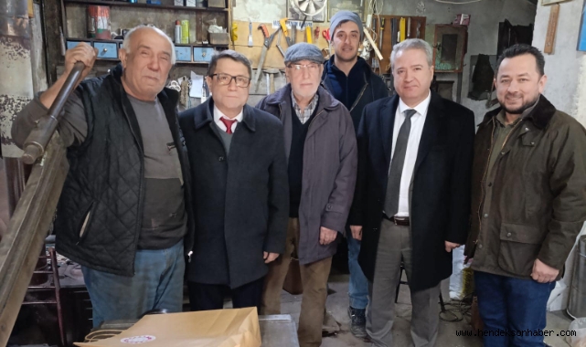 Hendek’te Vergi Haftasında  Sobacı İsmail Akıncı’ya Özel Ziyaret 