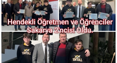 Hendekli Öğretmen Ve Öğrenciler Sakarya  2’ncisi oldu.