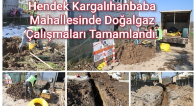 MAHALLESİNDE DOĞALGAZ ALTYAPI ÇALIŞMALARI TAMAMLANDI