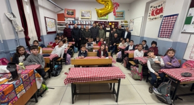 Sadece Güreş'ten minik öğrencilere anlamlı etkinlik!