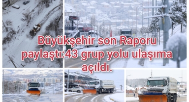 Sakarya Büyükşehir son raporu paylaştı: 43 grup yolu ulaşıma açıldı