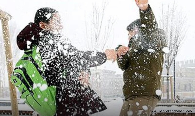 Valilik Duyurdu okullar tatil edildi