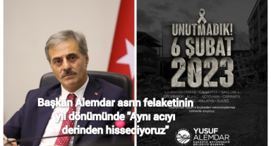 Yusuf Alemdar’dan asrın felaketinin yıl dönümünde: “Aynı acıyı en derinden hissediyoruz”