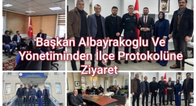 Başkan Albayrakoğlu Ve Yönetiminden İlçe Protokolüne Ziyaret